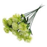 10Pcs 11 Inch Artificial Dandelion Flowers, Faux Plastic Bouquets Shrubs For Home, Wedding, Garden, Party, Indoor/Outdoor Decoration(White)