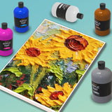 Large Acrylic Paint Set (8.45Oz / 250Ml) Bulk Acrylic Paint Bulk Art Supplies For Canvas Painting