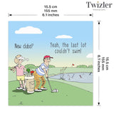 Funny Card Golfer – Blank Card - Funny Card Birthday – Humorous Birthday Cards – Funny Birthday Card Men – Funny Birthday Card Women – Anniversary Card – Retirement Card – Fathers Day Card