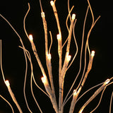 Lighted Artificial Birch Branch Tree Fairy Lights Holiday Decor,3Pk 19.7In 48 Led;Usb Powered,Warm White Branch With Lig