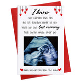 Mom To Be Mothers Day Card - Happy First Mothers Day Card With Envelope Photo Insert First Time Gift From The Bump Pregnancy Photo Gift For Expecting Mom Pregnant Daughter Women