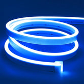 16.4FT Blue LED Neon Rope Lights 12V Waterproof Flexible DIY Strip Lights for Indoor Outdoor Decor