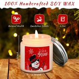 12 Pcs Christmas Scented Candles Gift Set Xmas Holiday Aromatherapy Candles Warm Scented Winter Soy Wax Gift With 12 Fragrances For Mom Mother Sister Decor(White And Silver)