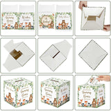 Guess How Many Gummy Bears Guessing Game, Woodland Forest Baby Shower Game Box And Wishes For Baby Cards, Gender Neutral Shower