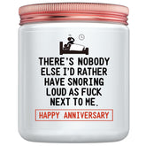 Funny Anniversary Candle Gifts For Her Him - Humorous Romantic Boyfriend, Girlfriends, Husband, Wife Wedding Anniversary Present - Lavender Scented