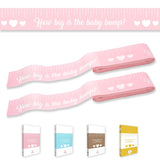Funny Baby Shower Games For Girl Activities, 2 Rolls, 2 Inches X 150 Feet, Pink Tummy Measure, Fun & Easy Idea