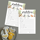 25 Advice And Prediction Cards For Baby Shower Game, New Mom And Dad Card For Girl Or Boy Babies, New Parents, Fun Gender Neutral Shower Party Favors