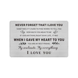 I Love You Gifts For Him Her, Anniversary Wedding Valentines Day Card For Husband Wife Boyfriend Girlfriend, Valentines Day Card Men