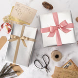 Silver Metallic Wrapping Paper Matte Silver Solid Color Paper Perfect For Birthday Christmas Baby Shower Wedding Valentine'S Day- 17 Inch X 394 Inch(33Feet)