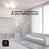 E26 CFL Light Bulbs 3 Pack 23W 5000K Daylight 1600 Lumens 100W Equivalent UL Listed