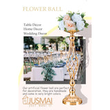 Artificial Flowers Ball 4 Pcs Champagne White Flowers Wedding Table Centerpiece Table Decorations Flower Arrangement For Table Flowers Centerpieces Wedding Flowers Wedding Centerpieces