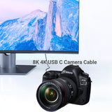 USB4 40Gbps USB C to USB C Cable 3.3FT 240W 5A EMarker Thunderbolt 4 Compatible