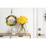 20Pcs Fake Chrysanthemum Artificial Flowers Faux Silk Mums With Stem Balls Flowers For Vase Fillers Easter Home Table Floral Arrangements Wedding Party Diy Decoration(Yellow)