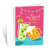 Friend Valentine'S Day Card, Made In America, Eco-Friendly, Thick Card Stock With Premium Envelope 5In X 7.75In, Packaged In Protective Mailer