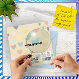 Fun Valentines Card - Candy Hearts - Cute Happy Anniversary Card For Partner From Husband Wife Boyfriend Girlfriend, 5.7 Inch Anniversaries Greeting Cards