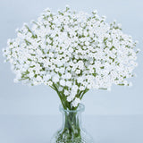 Maqiahn 6 Baby Breath Artificial Flowers - Babies Breath Flowers Artificial Bulk Faux Flowers Bouquet White Flores Greenery Real Touch Fake Flowers Arrangements Wedding Centerpieces Tables Decorations