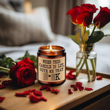 Scented Candle - Cute Gifts For Boyfriend, Bachelorette Gifts For Bride - Funny Valentines Day, Anniversary, Birthday, 5 Senses Ideas For Him, Boyfriend, Husband, Men, Fiance, Couples, Women, Her