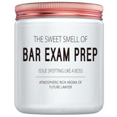 Funny Bar Exam Prep Candle Gift - Law Student Graduation Present, Future Lawyer Inspirational Gifts Idea, Stress Relief Gift For Exam Study & Office