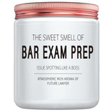 Funny Bar Exam Prep Candle Gift - Law Student Graduation Present, Future Lawyer Inspirational Gifts Idea, Stress Relief Gift For Exam Study & Office