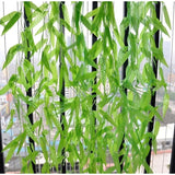 Fake Green Willow Rattan 71 Inch 10 Pcs Artificial Green Bamboo Leaves Artificial Greenery Lvy Vine Leaves Artificial Flower Garland For Home Hotel Office Wedding Party Garden Decor