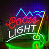 Golf Neon Sign LED Wall Light USB Powered Man Cave Bar Pub Golf Club Backdrop Decor