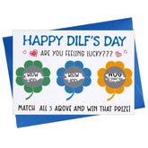 Naughty Fathers Day Card - Funny Scratch Off Fathers Day Card With Envelope Happy Dilfs Day Gift Cards Valentines Day Gift For Boyfriend Husband From Wife