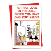 - Valentine'S Day Love Greeting Card With 5 X 7 Inch Envelope (1 Card) Holiday, Chili For Lunch 2231