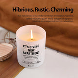 It’S Giving New Apartment Homeowner Gifts Housewarming For Couples Closing Gifts For Home Buyers New Home Scented Candle Office Jar Candle Sage Floral Lavender Scent Soy Wax 9.5 Oz