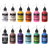 1Oz Matte Acrylic Paint Set With Precision Applicator Cap For Car Freshie Painting, Drawing And Diy Arts & Crafts Supplies For Adults(Pack Of 12)