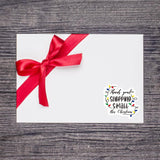 240 Pcs Thank You Shopping This Christmas Stickers,Cute Small Business Envelopes Stickers For Packages/Handmade Goods/Bags ,Christmas Theme Shop Seals