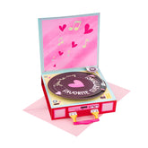 My Favorite Record Player Pop Up Card, 6.5 Inches 3D Greeting Card, “You’Re My Favorite” Vinyl Message, Romantic Gift For Valentine, Anniversary, Birthday, Includes Envelope & Message Note