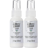 Gallery Glass, Crystal Clear Stained Glass 2 fl oz Brilliant Smooth Finish Paint, Perfect for Easy to Apply DIY Arts and Crafts, 19693, 1 Count (Pack of 2)