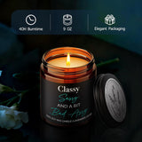 Best Friend Candle Gifts For Women Men, Classy Sassy And A Bit Bad Assy, Friends Birthday Christmas Gifts For Who Have Everything, Her, Him, Retirement, Coworkers, Best Friend, Boss-31
