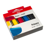 Standard Series Acrylic Paint Set | Color Theory Mixing Set (5 X 120 Ml Tubes) | Primary Colors + Black & White