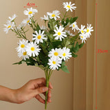 Artificial Daisy Flowers For Outdoor - 2 Bundles White Daisy Flower Bulk, Perfect Decoration For Table Windowsill Porch