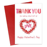 Teacher Valentines Day Cards Happy Valentine'S Day Cards For Teacher Thank You For Making School Full Of Love Valentines Gifts Card With Envelopes Valentines Appreciation Gifts For Teacher