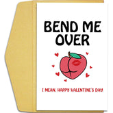 Naughty Valentines Day Card For Husband Boyfriend, Funny Valentines Card For Him, Happy Valentine'S Day Card From Wife Girlfriend, Bend Me Over Card