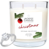Christmas Candle With Ring Inside (Surprise Jewelry Valued At 15 To 5,000 Dollars) Ring Size 7