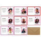Black History Month Valentine'S Day Cards - 24Pcs African American History Valentine Greetingcards, Classroom Party Favors, Valentine Days Gift For Student Exchange Card