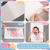 6 Pcs 6 Pcs Blindfolded Baby Shower Games Feed Me Baby Shower Games Funny Feed Blindfolds Activities Play Food Feeding Party Supplies For Guests Gender Reveal (Regular)