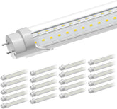 20 Pack 4FT T8 LED Bulbs 36W 5400LM 6500K Daylight Ballast Bypass Fluorescent Replacement