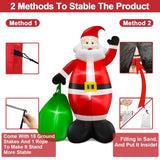 14 Feet Giant Christmas Inflatable Decorations Outdoor Santa Claus With Gift Bag Led Lighted Blow Up Yard Decor For Lawn
