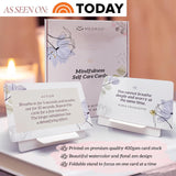 52 Mindfulness Cards With Action Plans. Relaxation Stress Relief Gifts For Women, Positive Affirmation Cards, Anxiety Relief Items, Meditation Self Care Kit, Relaxing Spiritual Gifts For Women