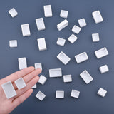 Empty Watercolour Paint Pans, 50 Pcs White Half Pans & 50 Pcs Full Paint Tins For Diy Watercolor Oils Watercolour Pans Replacements