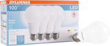 4 Pack A19 LED Light Bulbs 14W 100W Equivalent Bright White 1500 Lumens E26 Frosted Finish