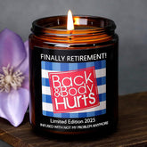 Best Retirement Gift For Woman Men, Funny Retirement Gifts For Men Women 2025 Happy Retirement Party Decorations, Retired Gifts For Women Lavender Candle Gifts For Teacher Nurse Coworker Friends Her