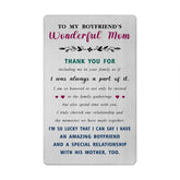 Valentines Day Card For Boyfriend'S Mom - Gift For My Boyfriend'S Mother Birthday Easter Thanksgiving Card