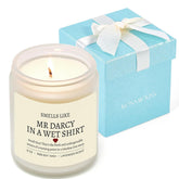Pride And Prejudice Gifts, Pride And Prejudice Merch, Book Candle, Book Lovers Gifts For Women, Men, Bookworm, Librarian- Lavender Soy Wax Candle For Christmas, Birthday