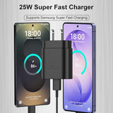 25W USB C Fast Charger with 10FT Cable for Samsung Galaxy S26 S25 S24 S23 S22 S21
