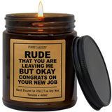 Moving Away Gifts For Friends, Going Away Gift For Coworker Leaving, Goodbye, Teacher Retirement, Farewell Presents For Coworkers, Boss, Work Bestie, Retirement Candle - Made In Usa